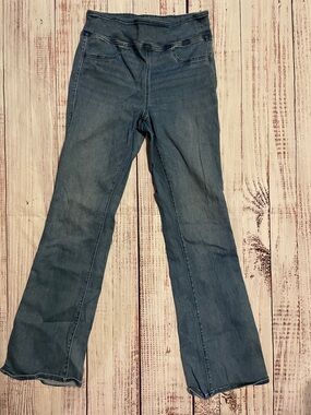 Women's Blue Pull-On kickboot